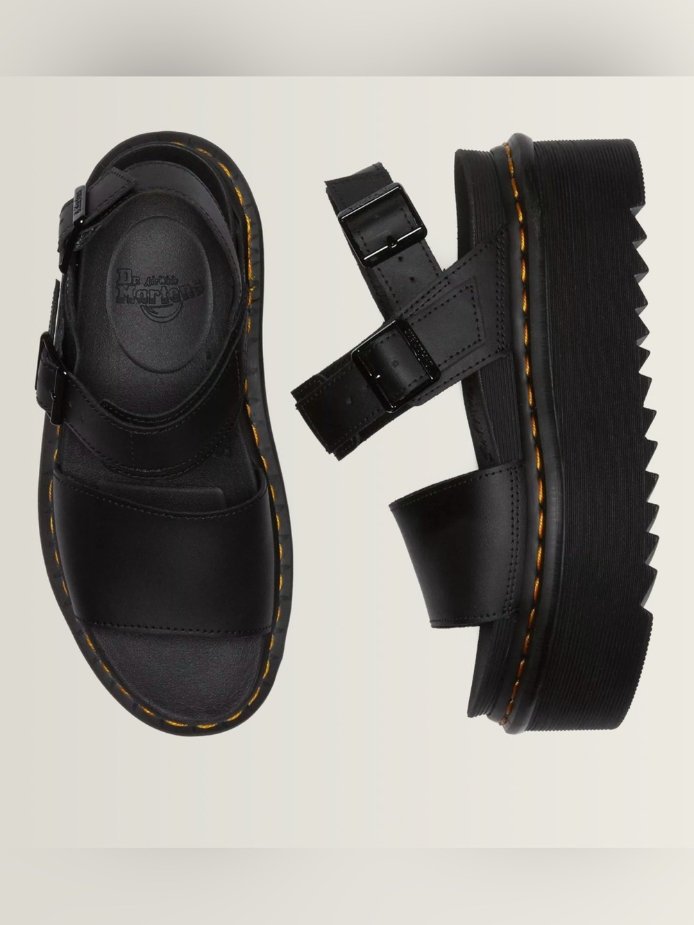 Dr. Martens VOSS Leather Platform Sandals